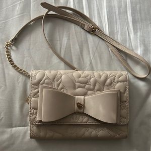 nude crossbody purse